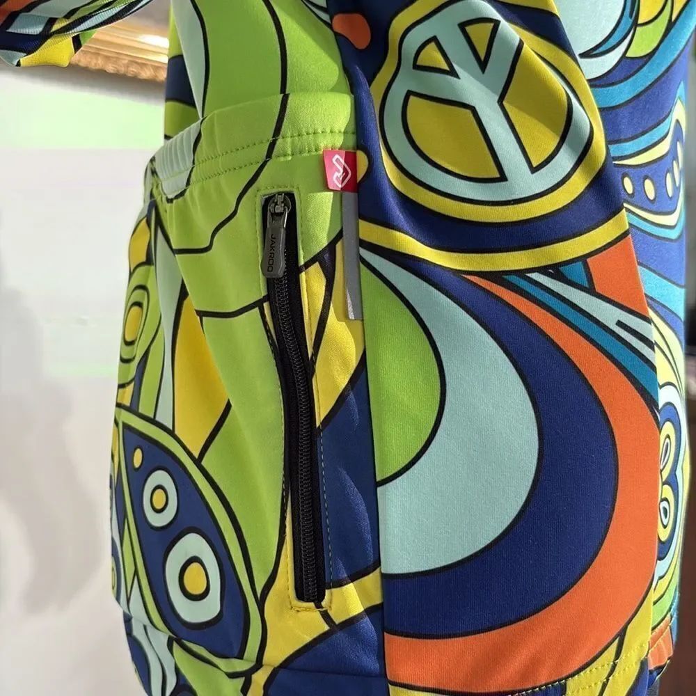 Hotel Zed Jakroo Bike Riding Multicoloured Jacket - Picture 10 of 14